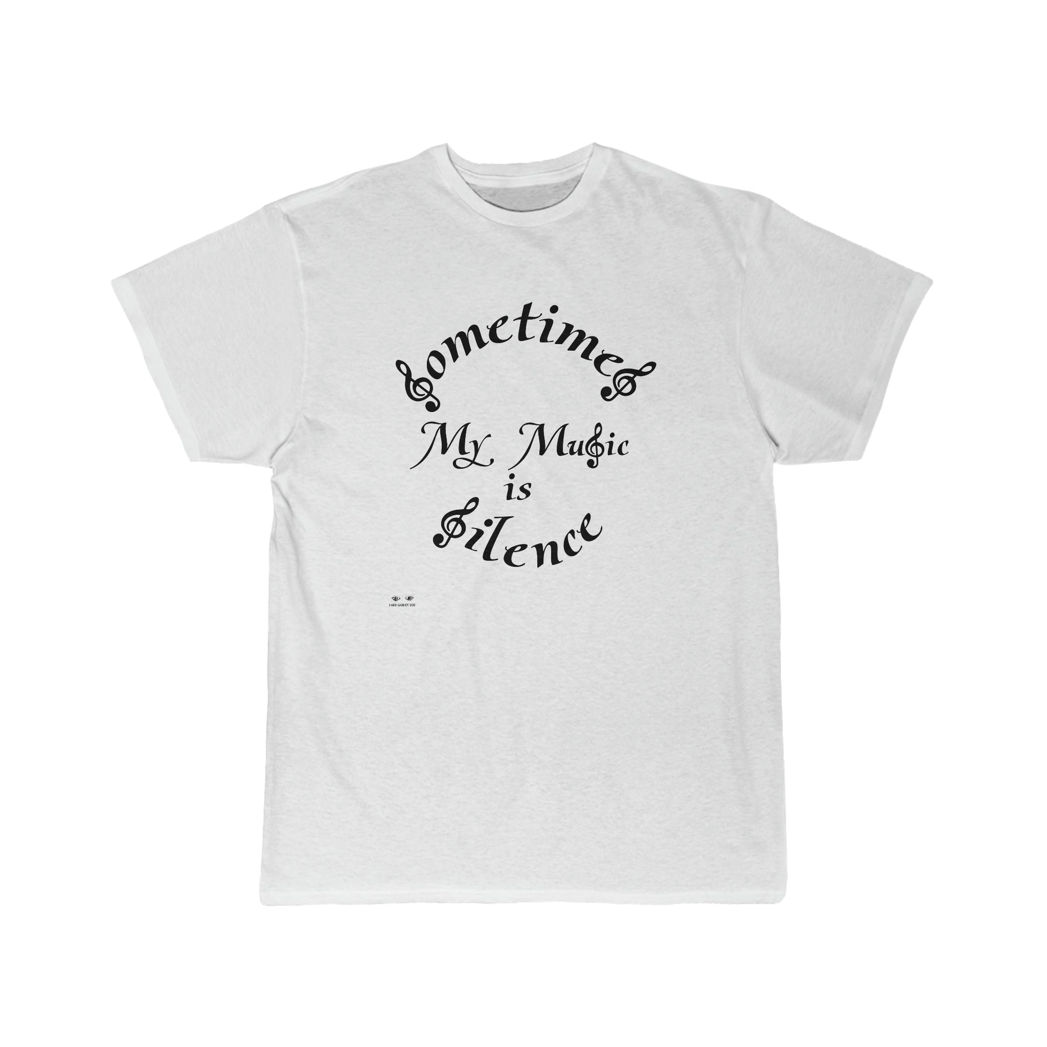 Men's Short Sleeve Tee Sometimes Silence