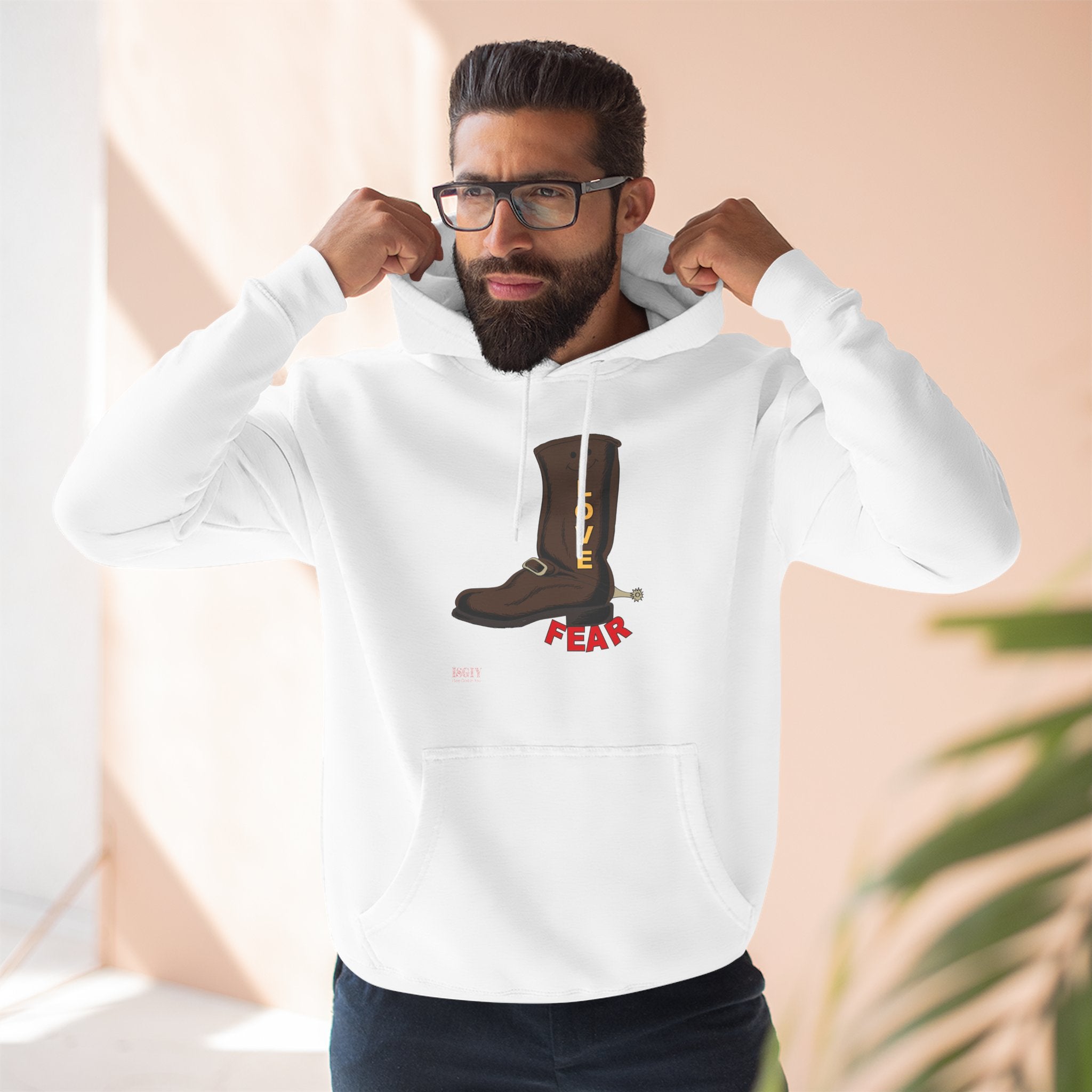 Copy of Unisex Premium Pullover Hoodie...Love Over Fear