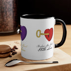 Two-Tone Accent Mug For Coffee Lovers