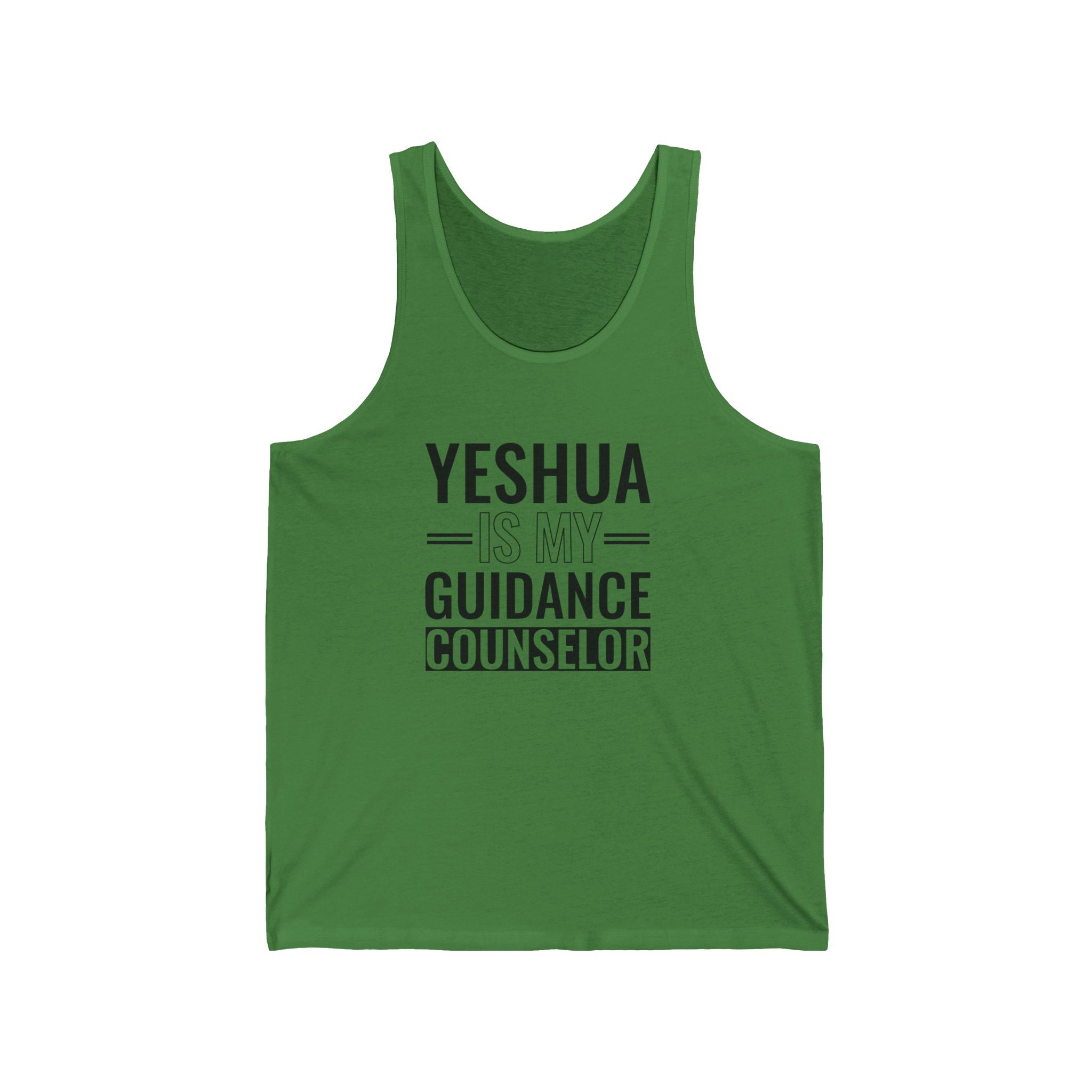 Yeshua Is My Guidance Counselor Tank — Christian Faith Inspirational Tank Top
