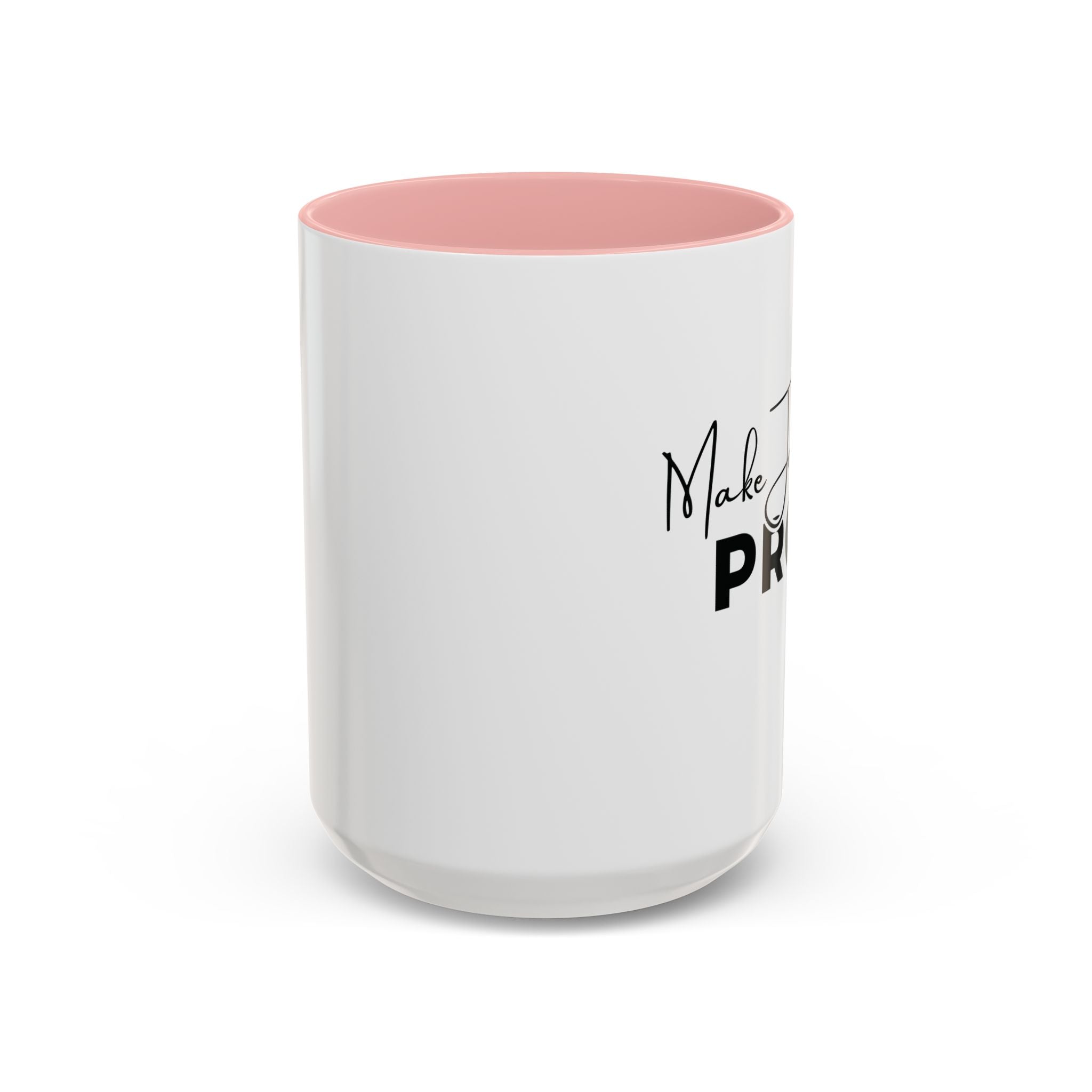 Make Jesus Proud Accent Coffee Mug — Inspirational Christian Coffee Cup