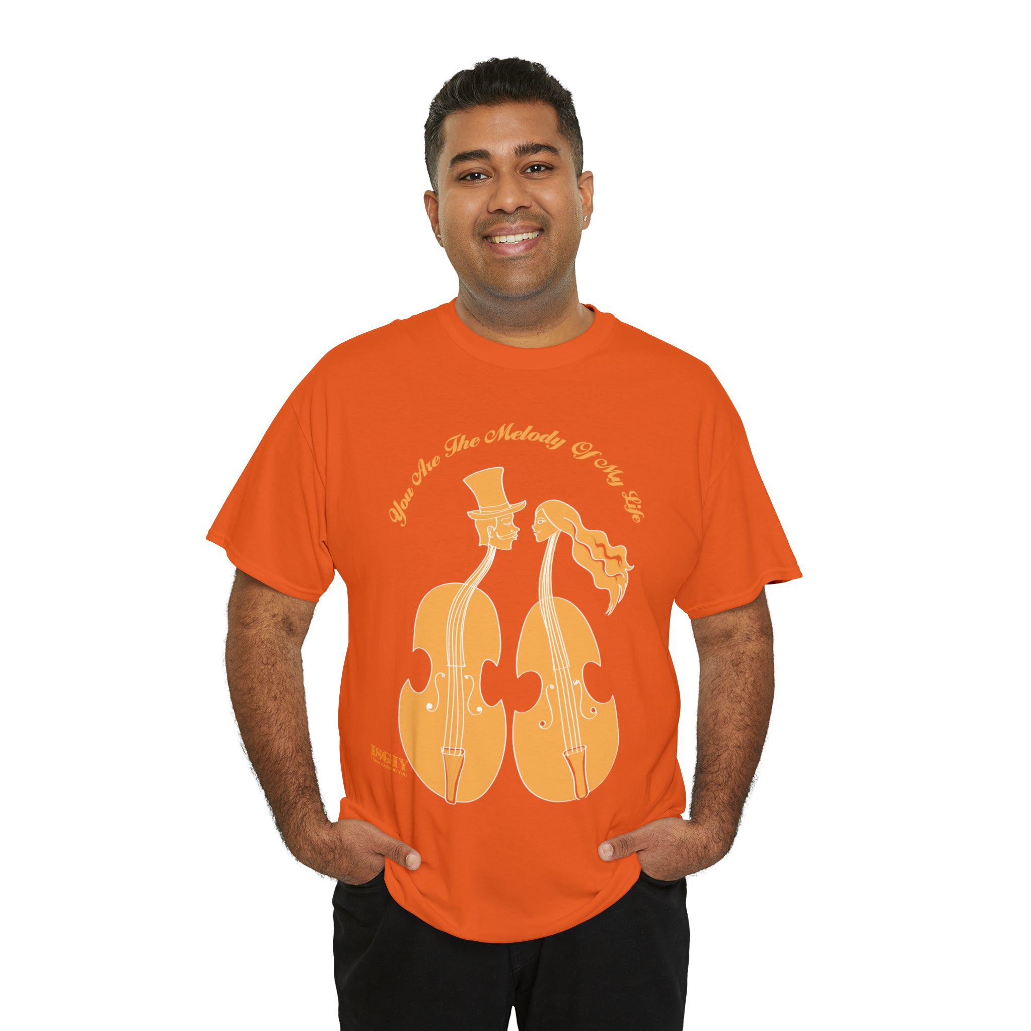 Copy of Unisex Heavy Cotton Tee...You Are The Melody Yel