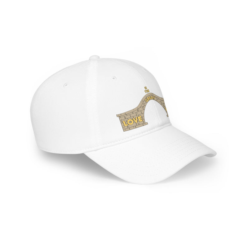 Low Profile Baseball Cap. Love Is The Great Unifier