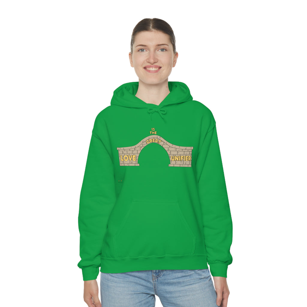 Unisex Heavy Blend Hooded Sweatshirt Love Is The Great Unifier