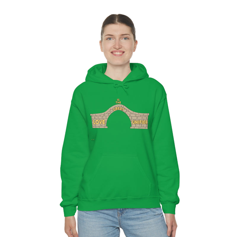 Unisex Heavy Blend Hooded Sweatshirt Love Is The Great Unifier