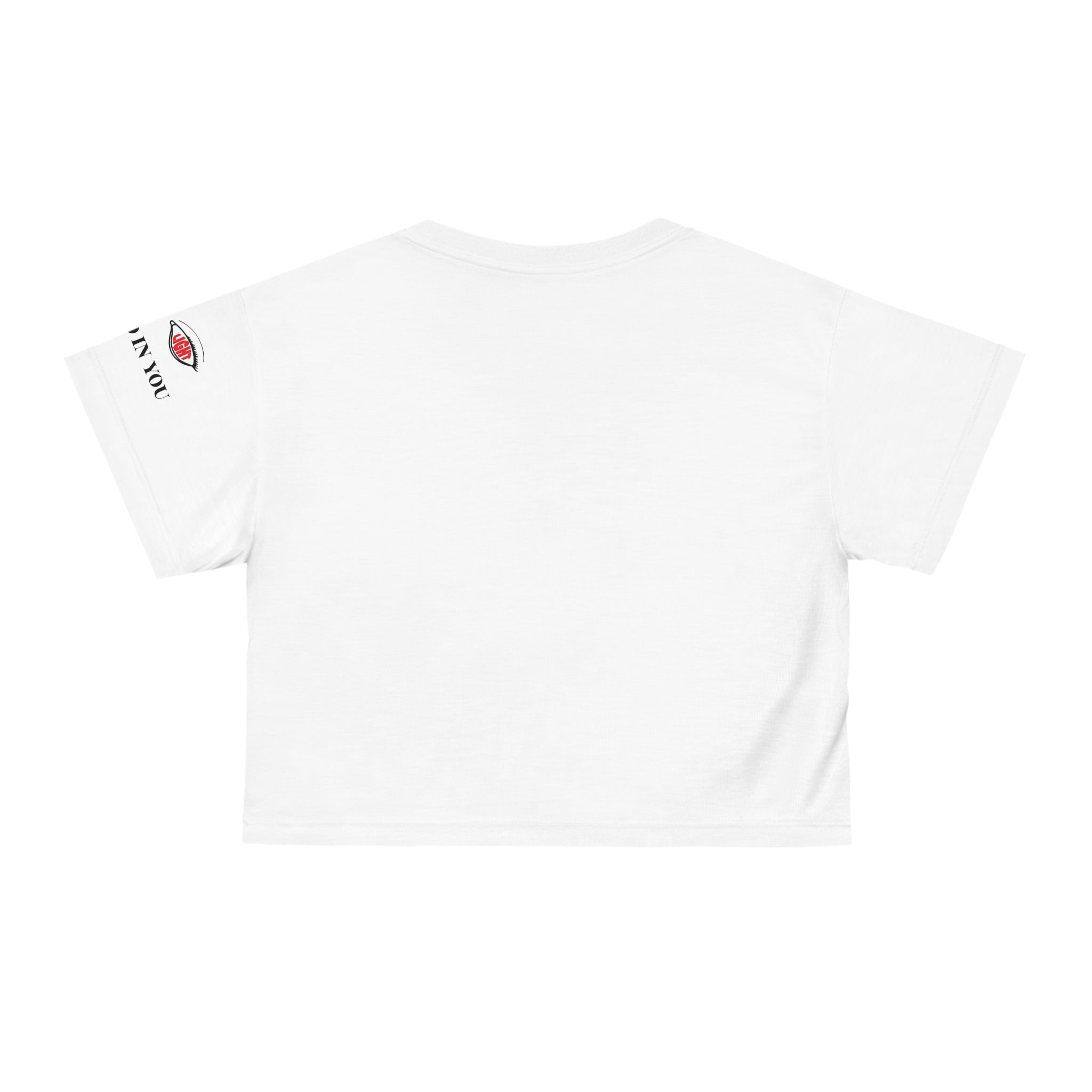 AOP Crop Tee Thank You For Loving Me