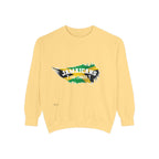 Sweatshirt — "Jamaicans 4 Christ" Graphic Crewneck (Patriotic Jamaican Colors)