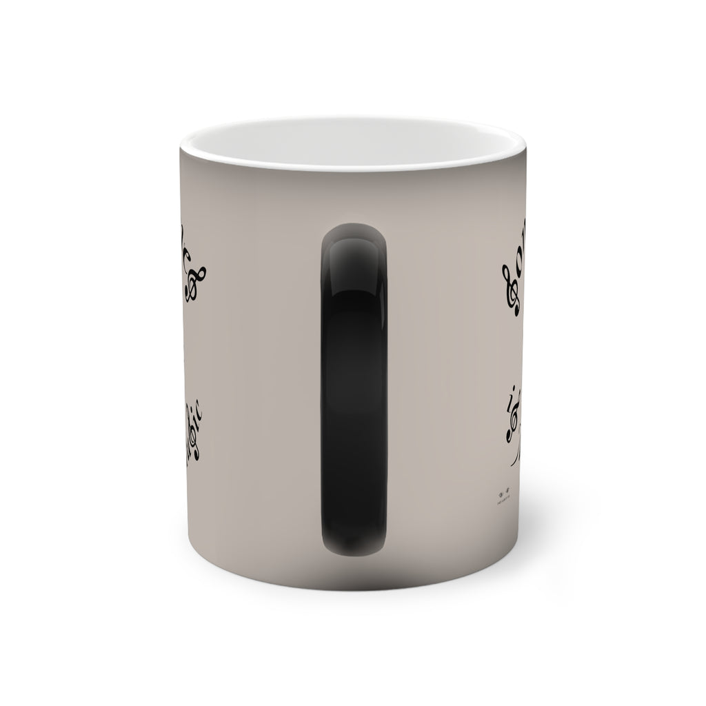 Color-Changing Mug, 11oz. Sometimes Silence is My Music