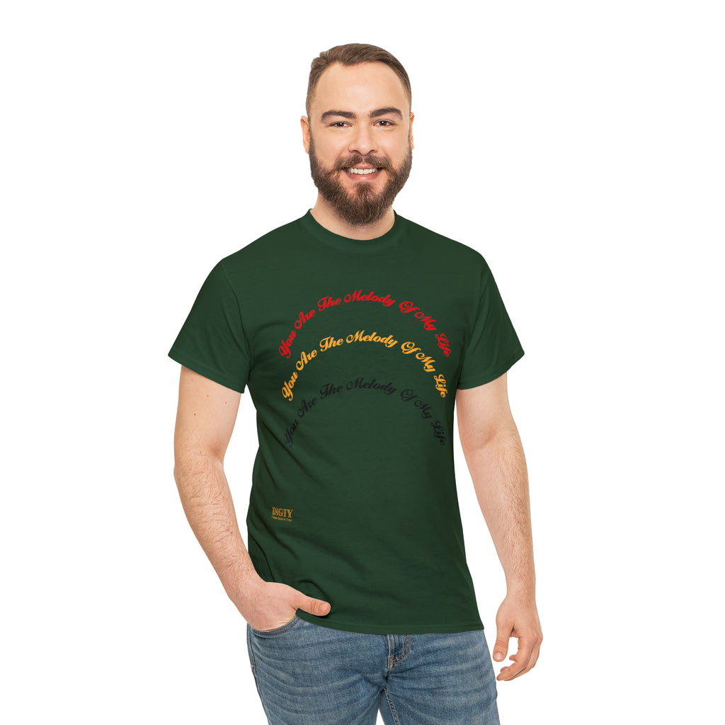 Unisex Heavy Cotton Tee...You Are The Melody multi