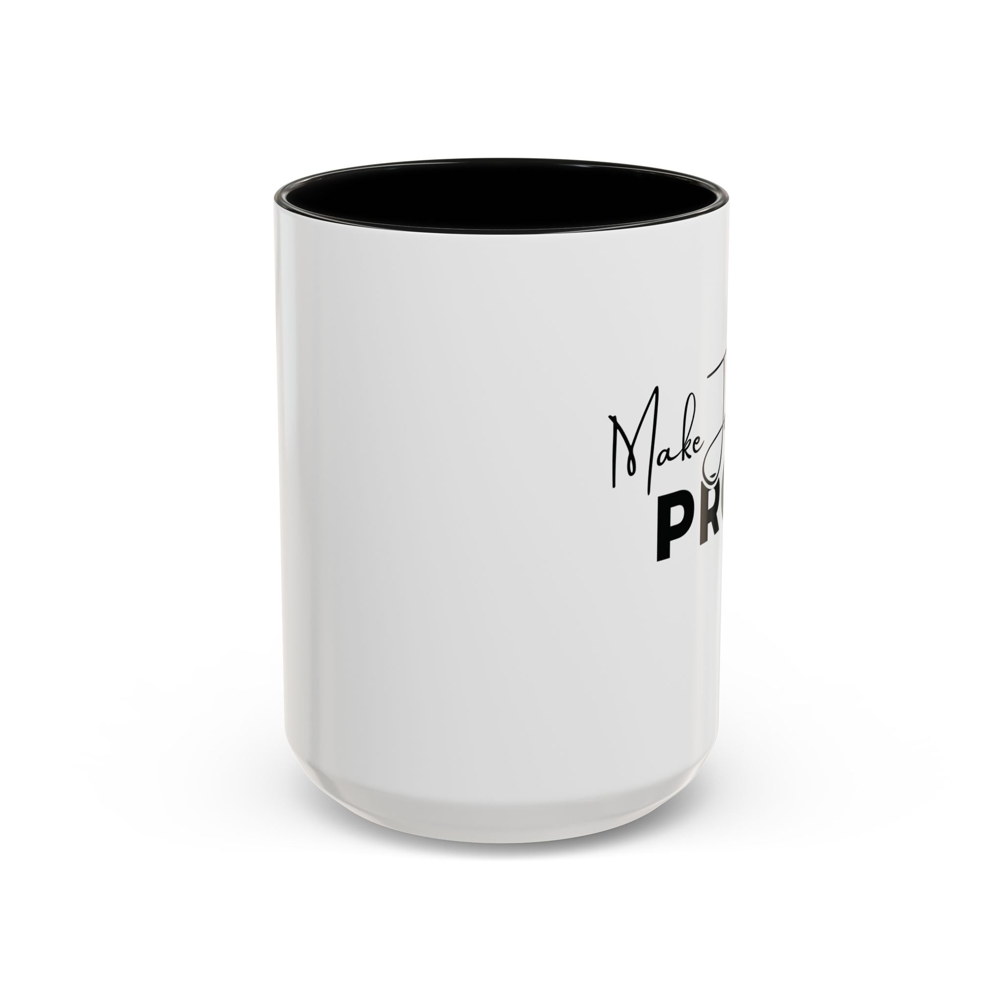 Make Jesus Proud Accent Coffee Mug — Inspirational Christian Coffee Cup