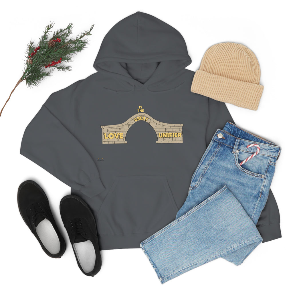 Unisex Heavy Blend Hooded Sweatshirt Love Is The Great Unifier