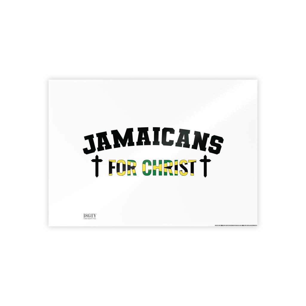 Jamaicans for Christ Poster