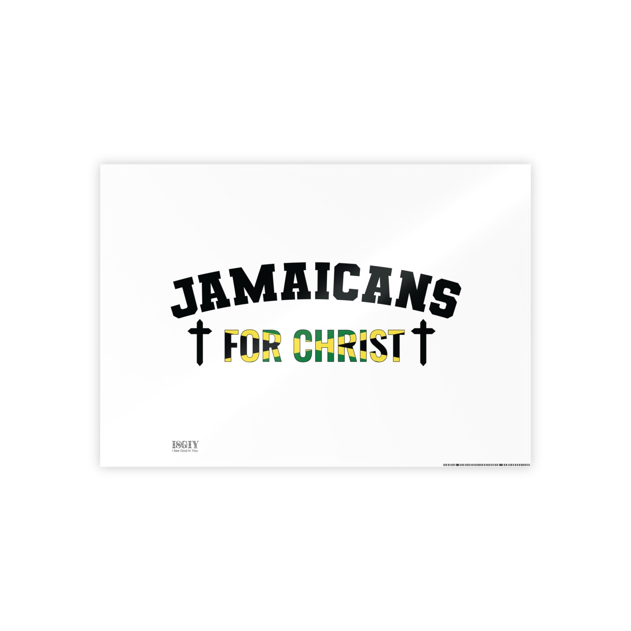Jamaicans for Christ Poster