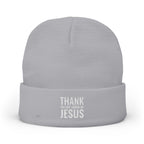 Embroidered 'Thank You For Loving Jesus' Knit Beanie