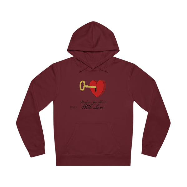 Unisex Drummer Hoodie. Purchase My Heart With Love