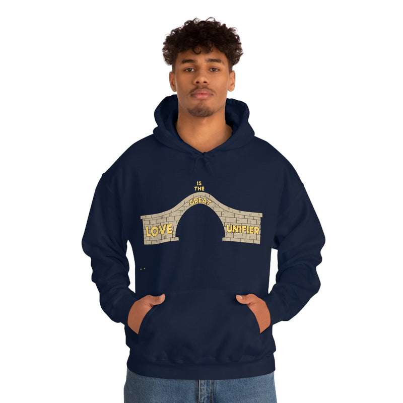 Unisex Heavy Blend Hooded Sweatshirt Love Is The Great Unifier