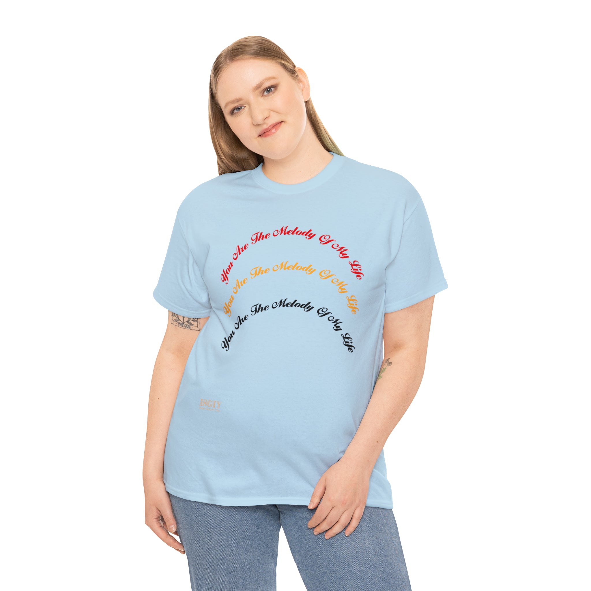 Unisex Heavy Cotton Tee...You Are The Melody multi