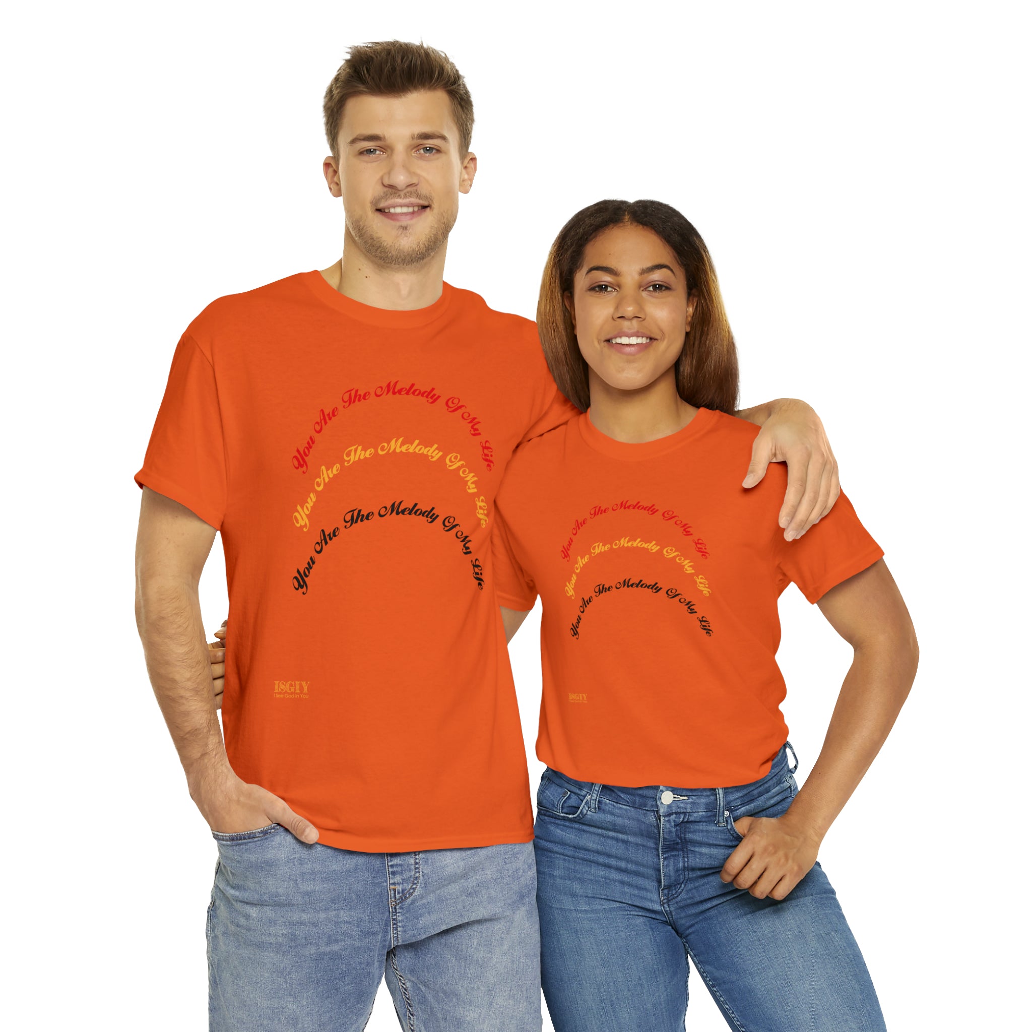 Unisex Heavy Cotton Tee...You Are The Melody multi