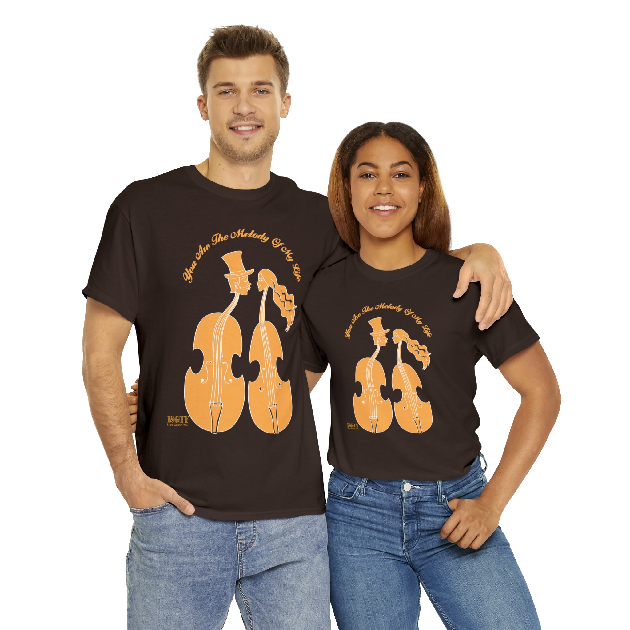 Copy of Unisex Heavy Cotton Tee...You Are The Melody Yel