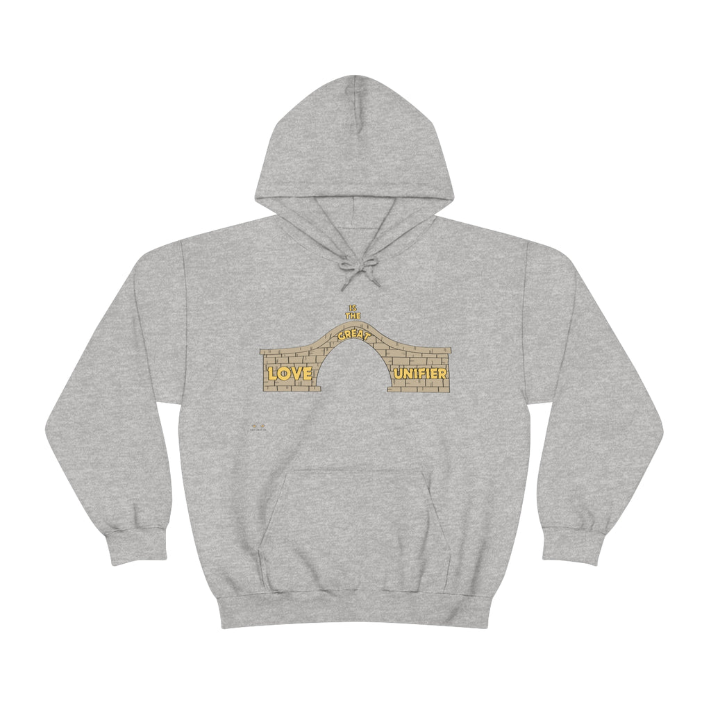 Unisex Heavy Blend Hooded Sweatshirt Love Is The Great Unifier