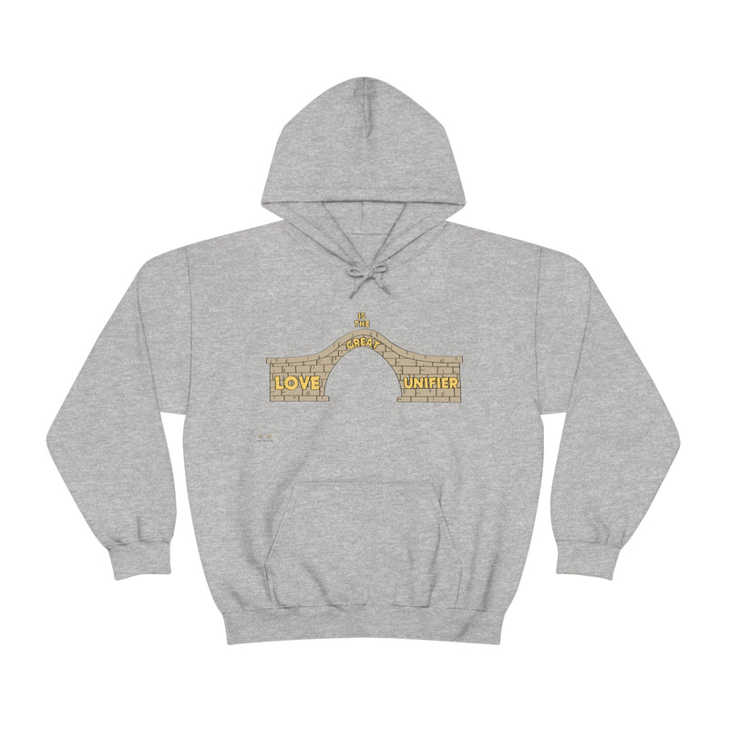 Unisex Heavy Blend Hooded Sweatshirt Love Is The Great Unifier