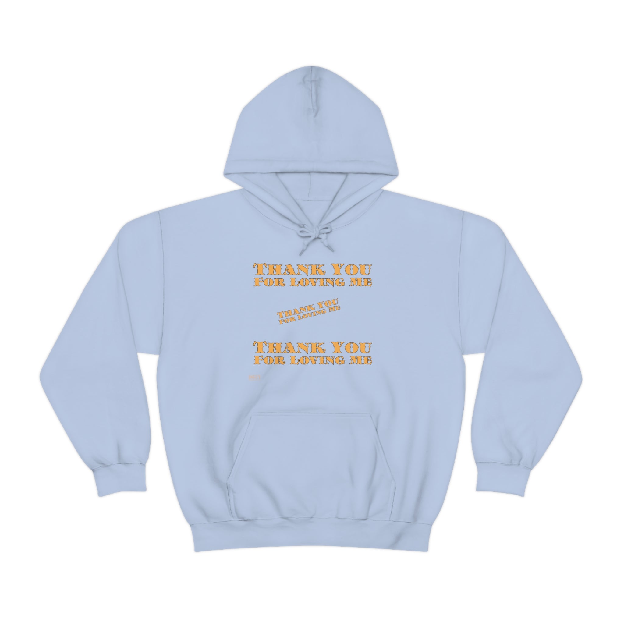 Unisex Heavy Blend Hooded Sweatshirt...Thank You For Loving Me...Yel