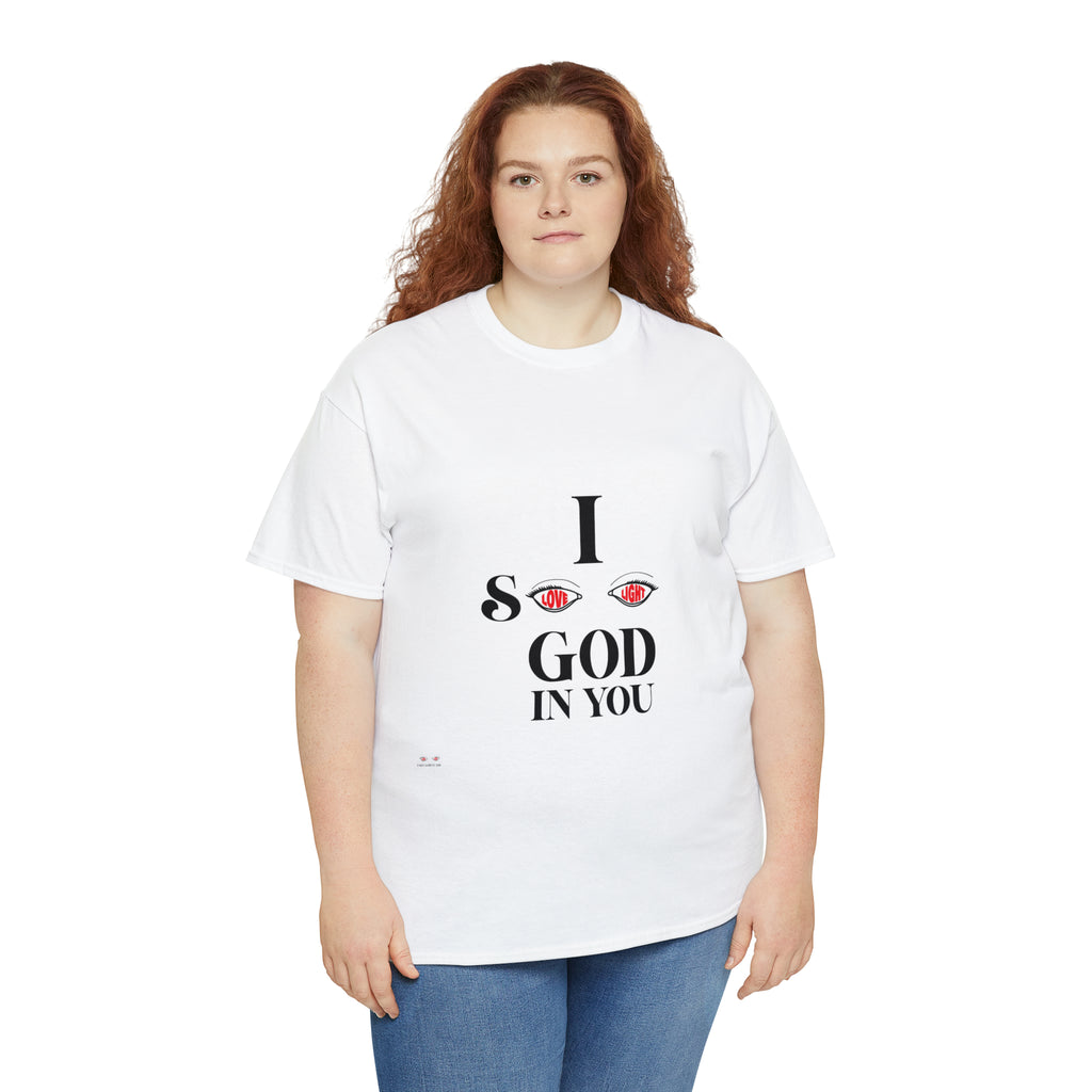 Unisex Heavy Cotton Tee I See God In You