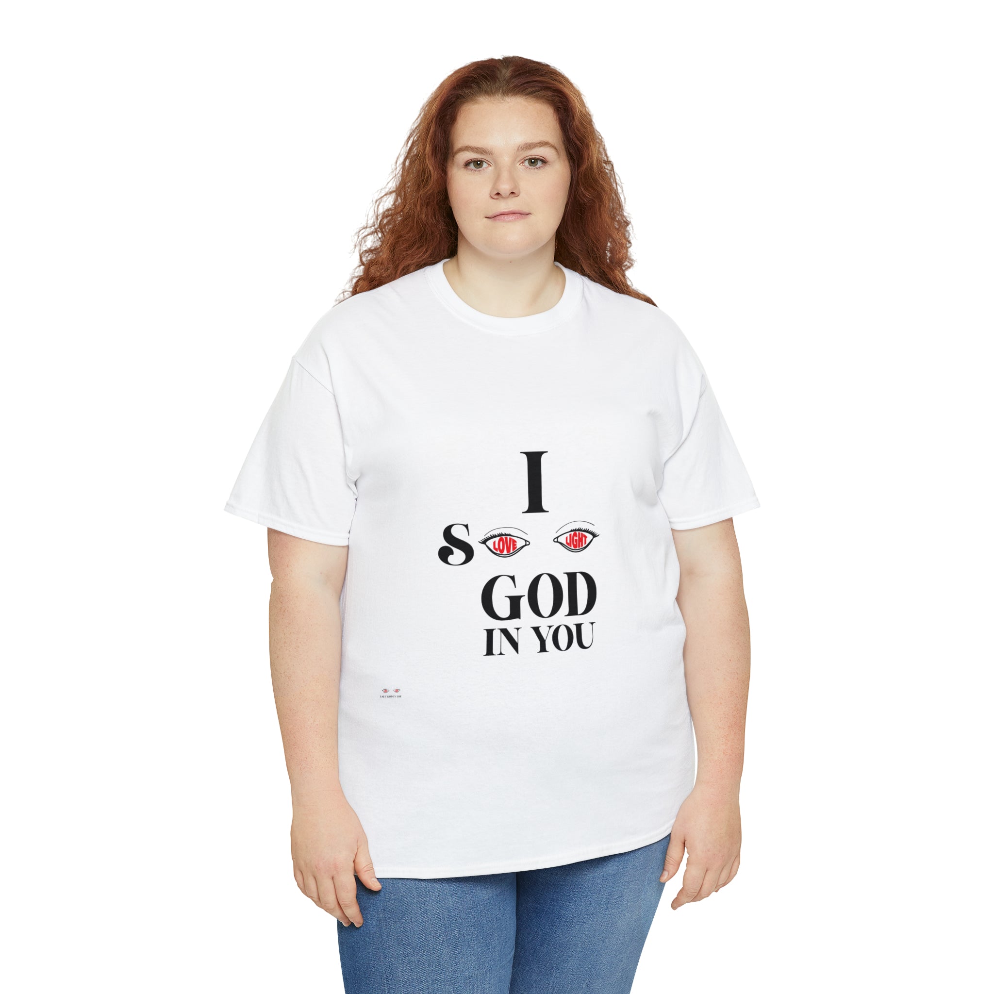 Unisex Heavy Cotton Tee I See God In You