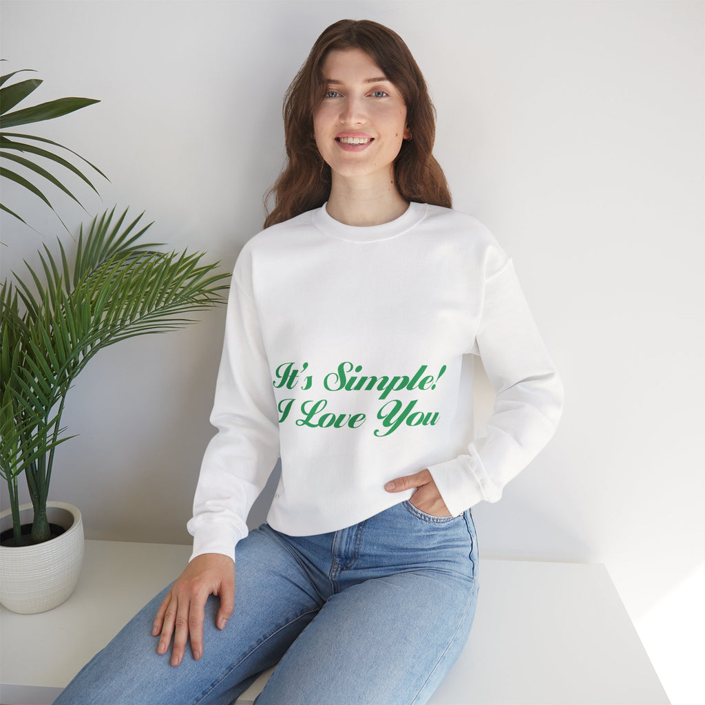 Simple I Love You Sweatshirt