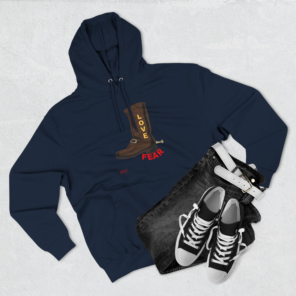 Unisex Premium Pullover Hoodie...Love Over Fear