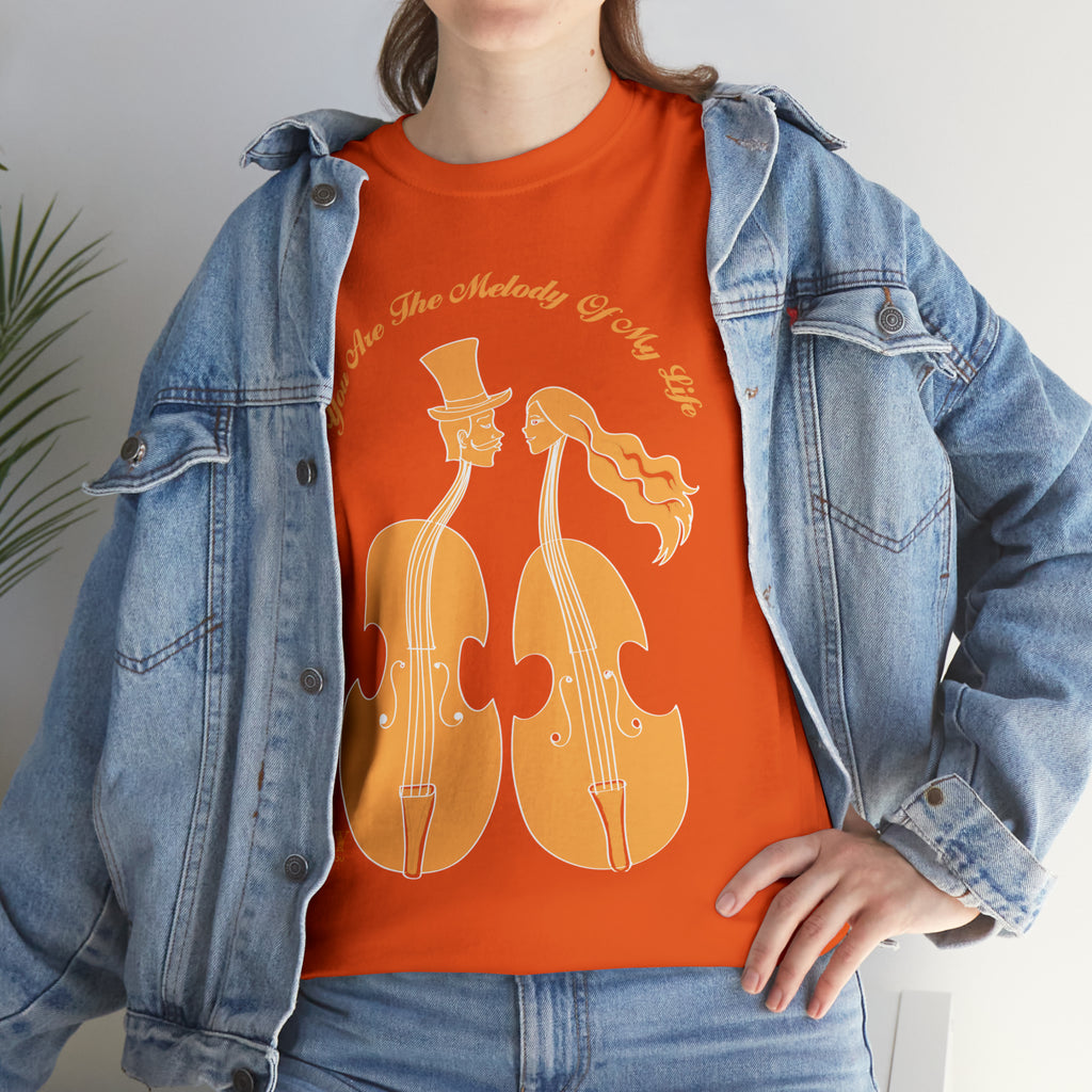 Copy of Unisex Heavy Cotton Tee...You Are The Melody Yel