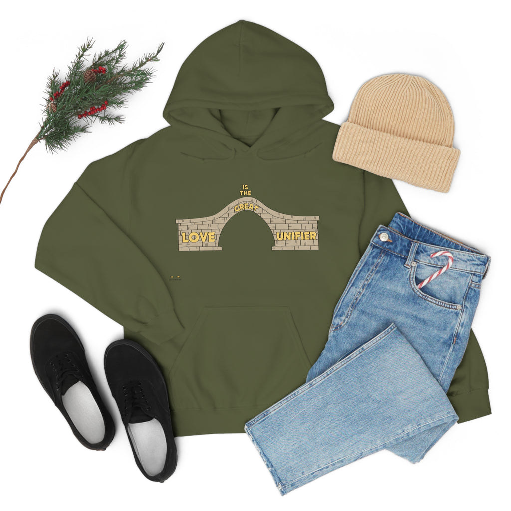 Unisex Heavy Blend Hooded Sweatshirt Love Is The Great Unifier
