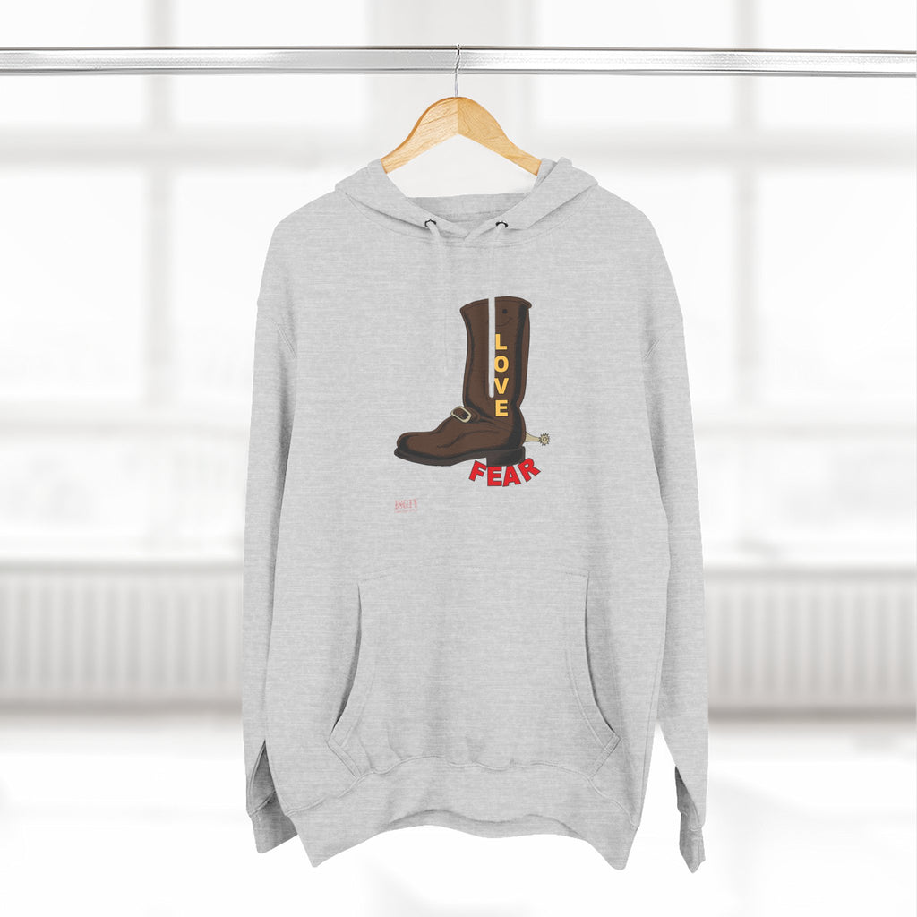 Unisex Premium Pullover Hoodie...Love Over Fear