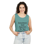 Sometimes God Answers By Not Answering Christian Tank Top