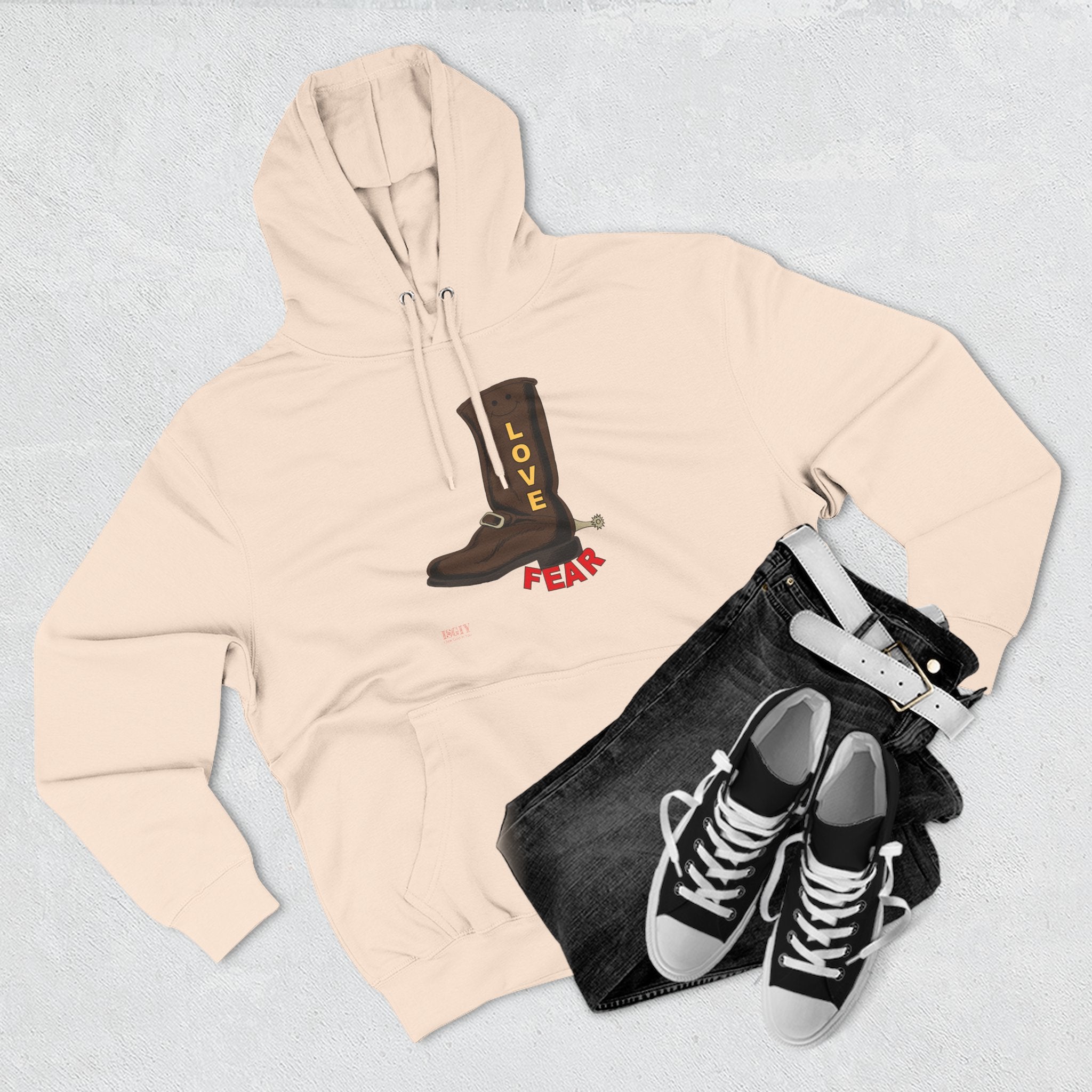 Unisex Premium Pullover Hoodie...Love Over Fear