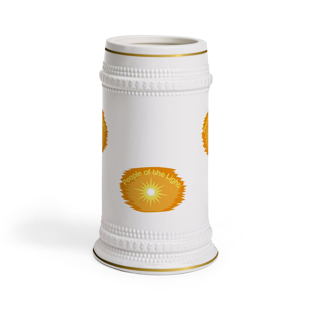 People of the Light Stein Mug — Inspirational Ceramic Beer Mug
