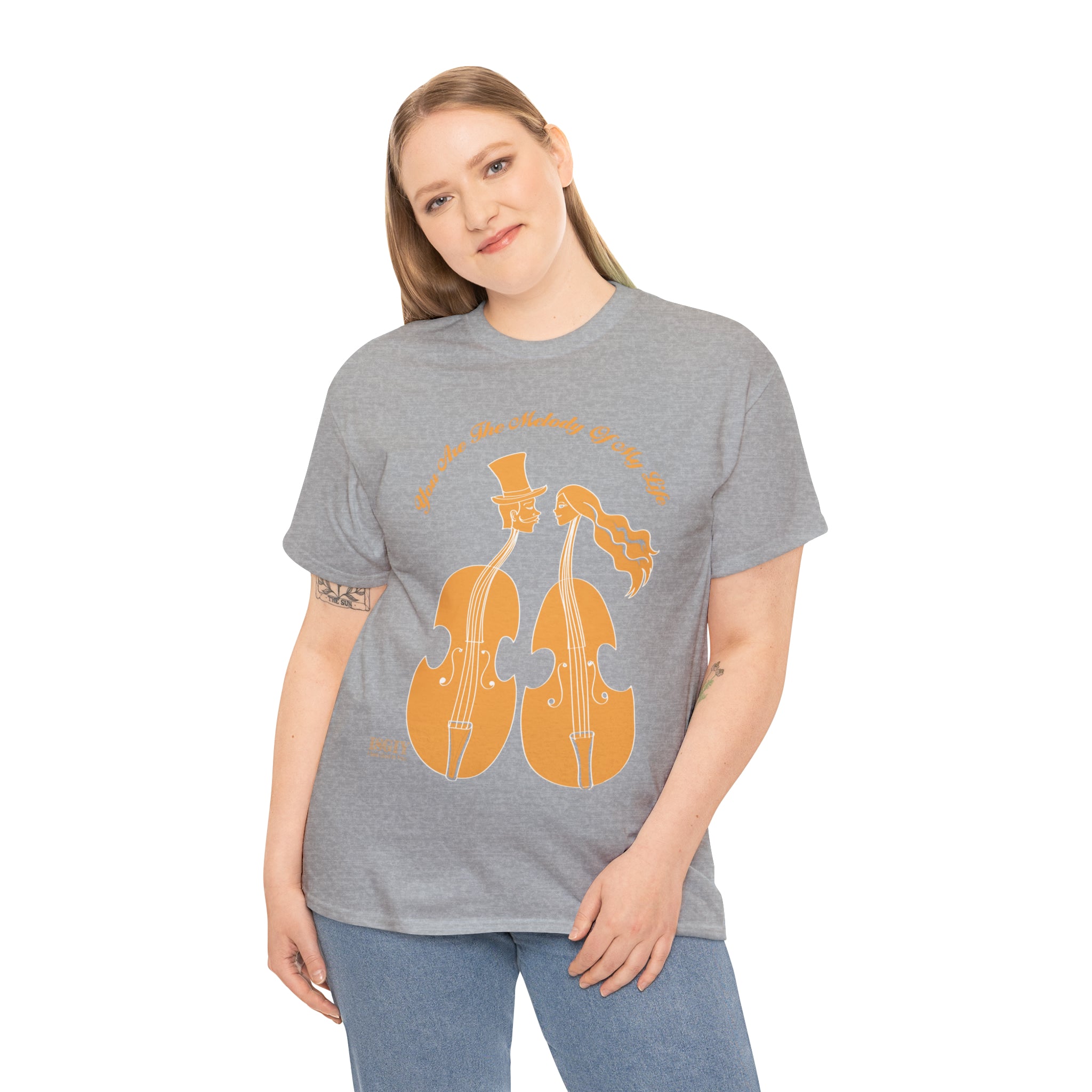 Copy of Unisex Heavy Cotton Tee...You Are The Melody Yel