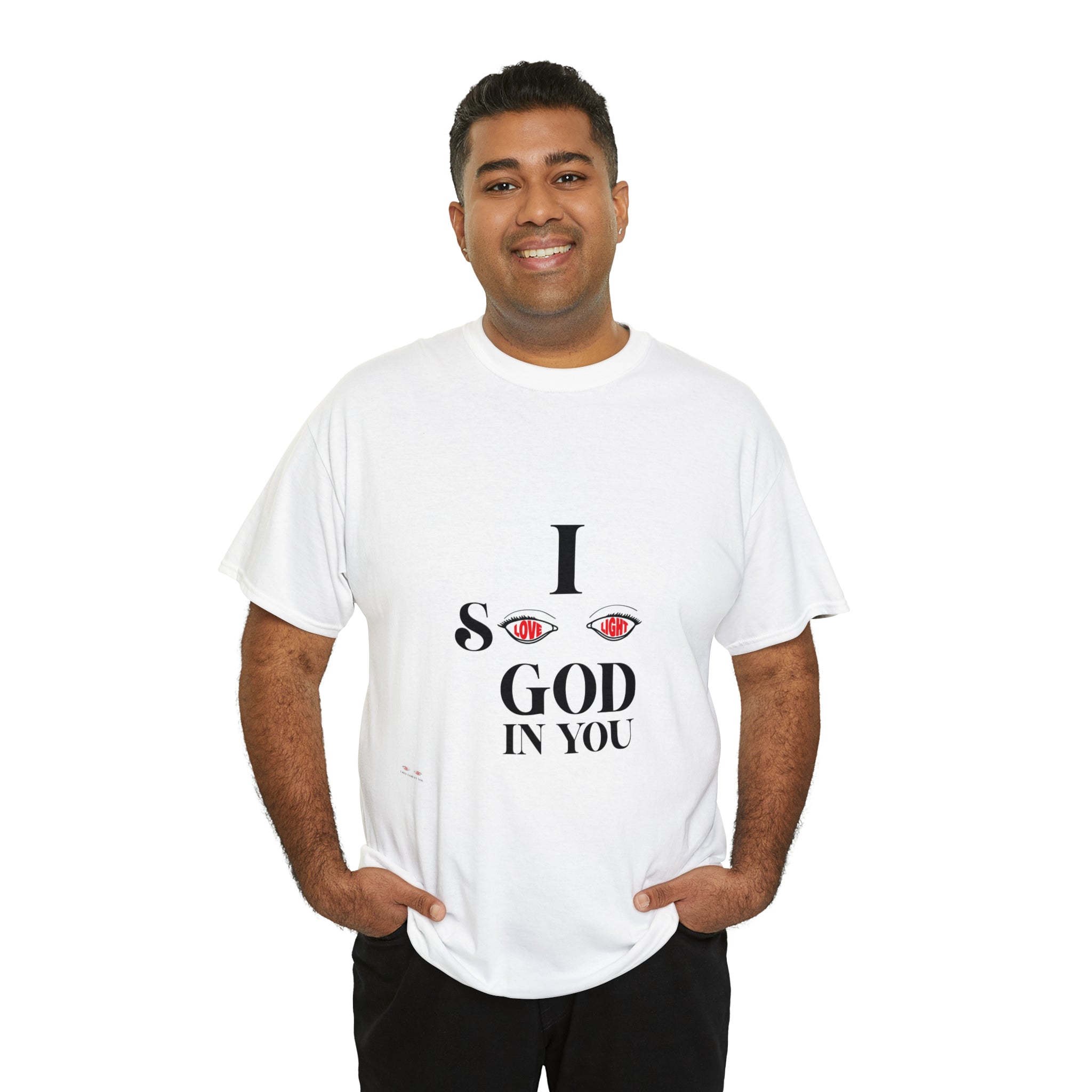 Unisex Heavy Cotton Tee I See God In You