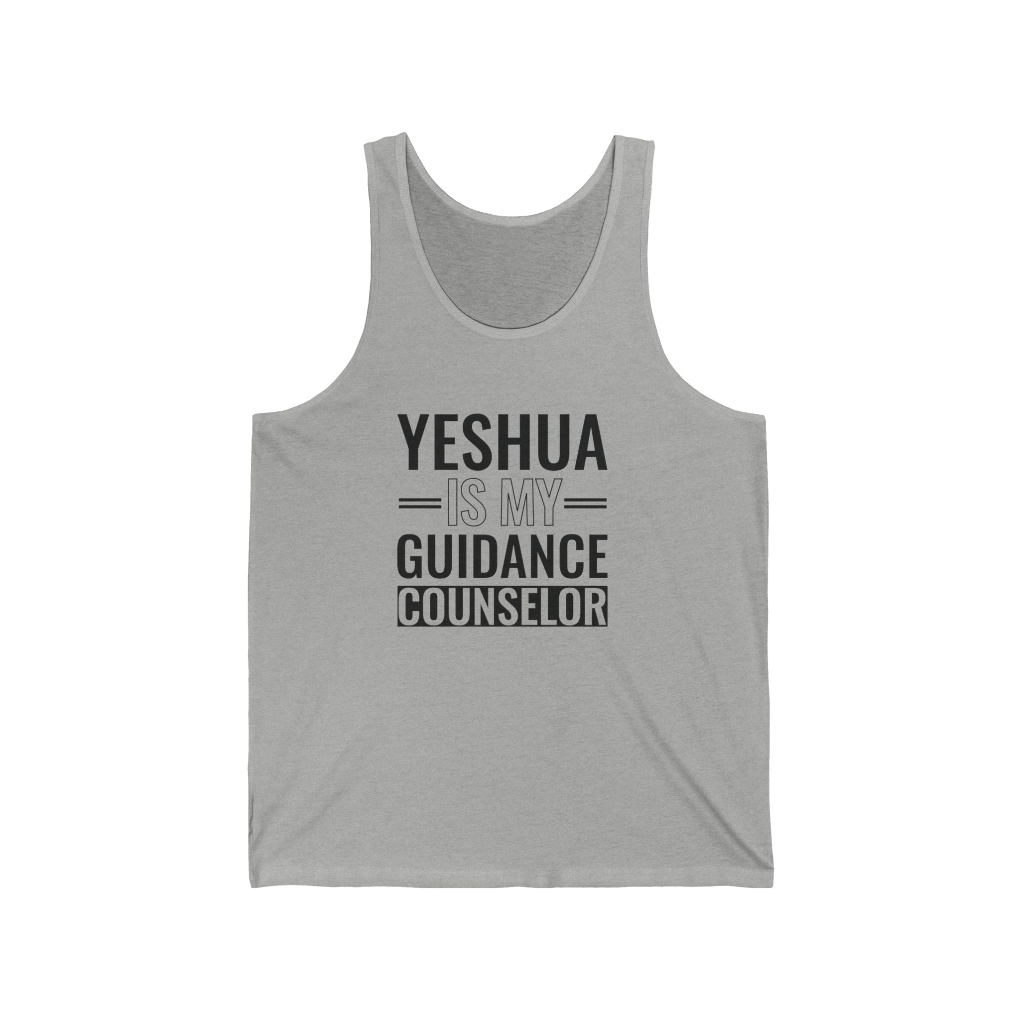 Yeshua Is My Guidance Counselor Tank — Christian Faith Inspirational Tank Top