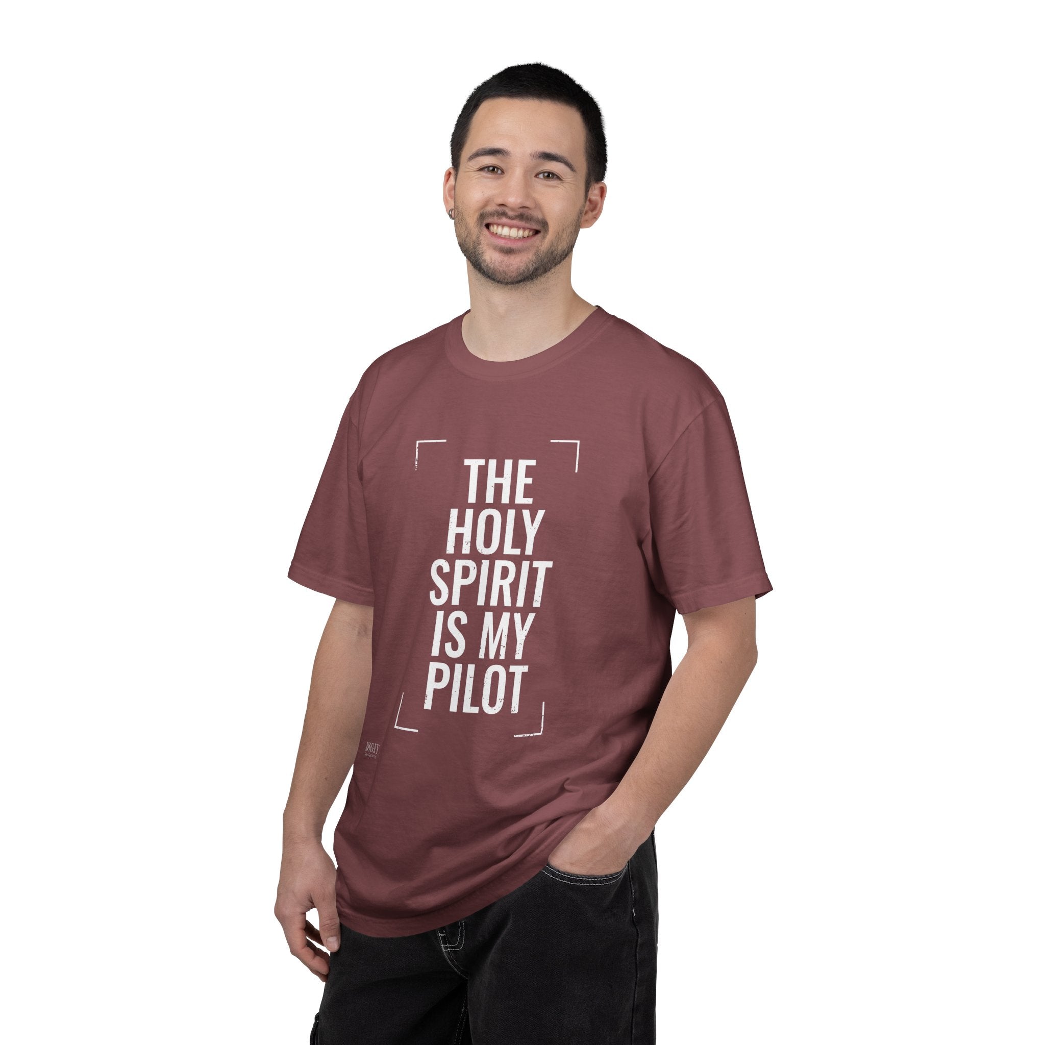 Holy Spirit Is My Pilot T-Shirt — Christian Faith Graphic Tee