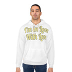 AOP Unisex Pullover Hoodie: I'm In Love With Love....Yel