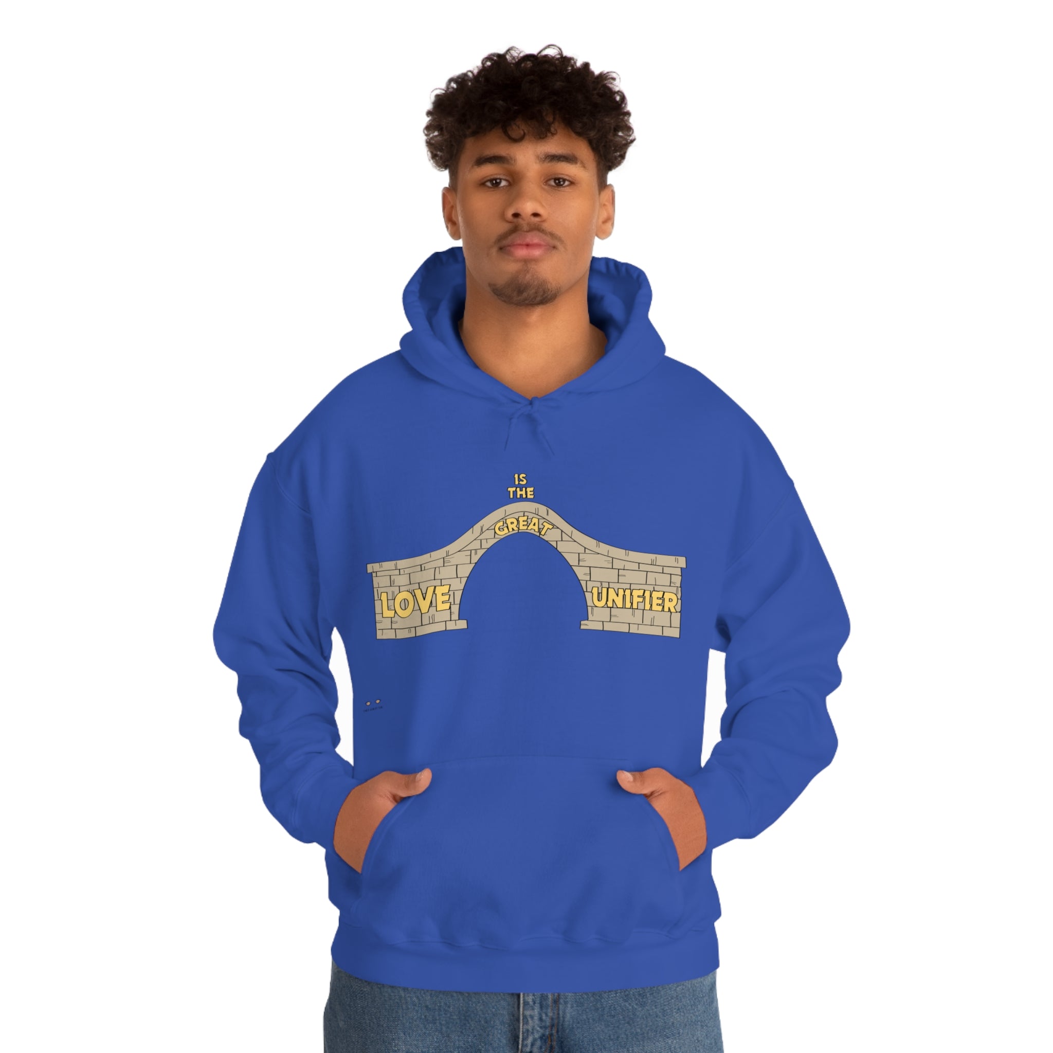 Unisex Heavy Blend Hooded Sweatshirt Love Is The Great Unifier
