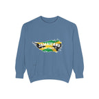 Sweatshirt — "Jamaicans 4 Christ" Graphic Crewneck (Patriotic Jamaican Colors)