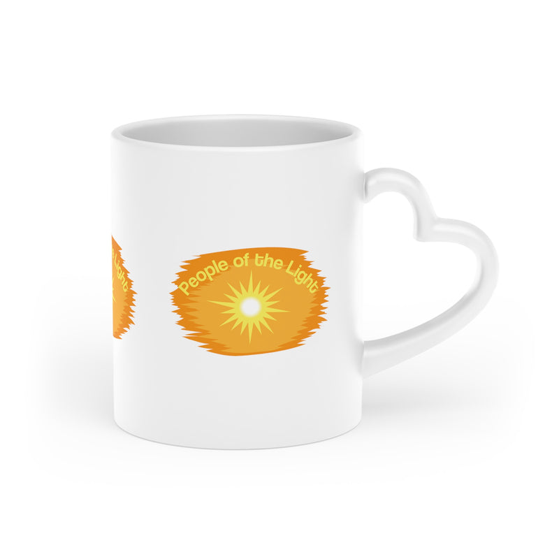 Heart-Shaped Mug People Of The Light