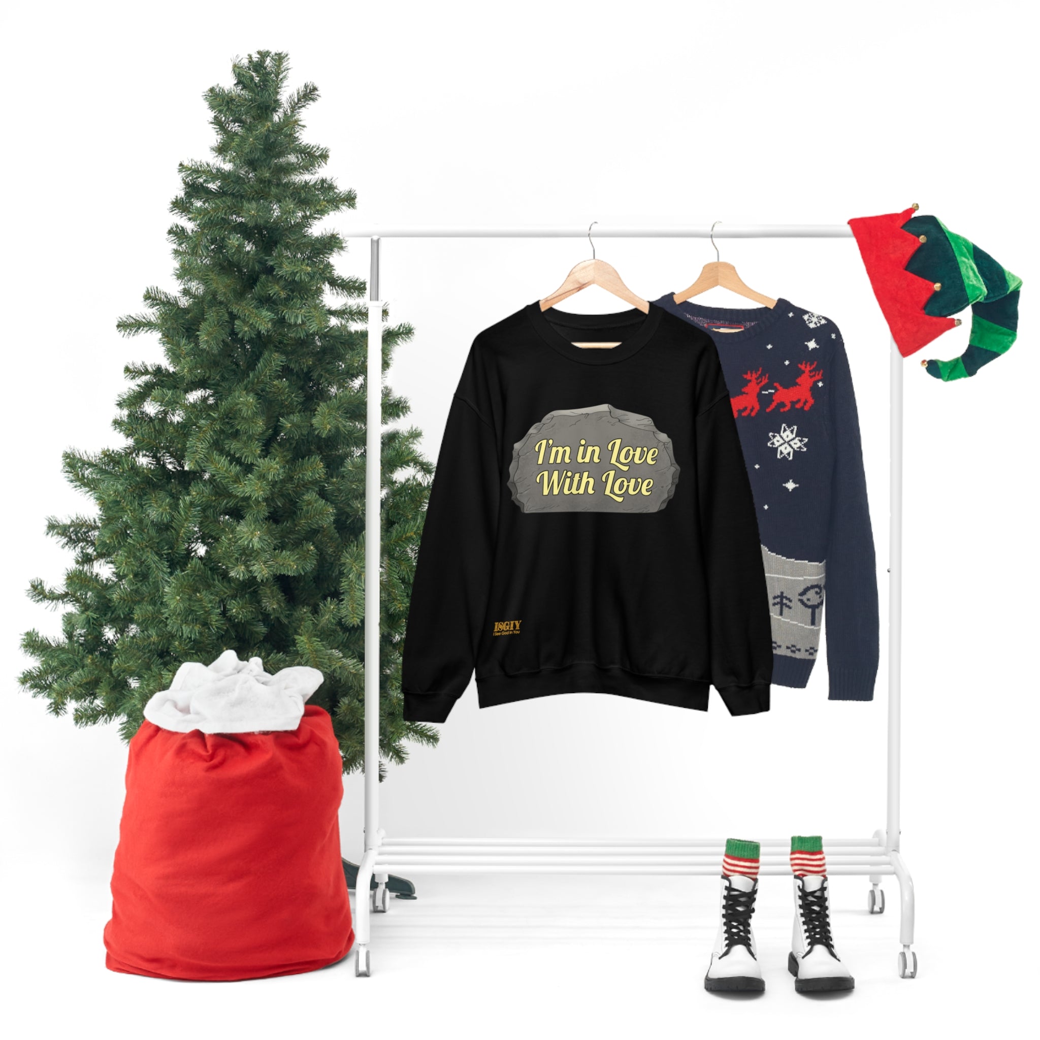 Unisex Heavy Blend Crewneck Sweatshirt In Love With Love