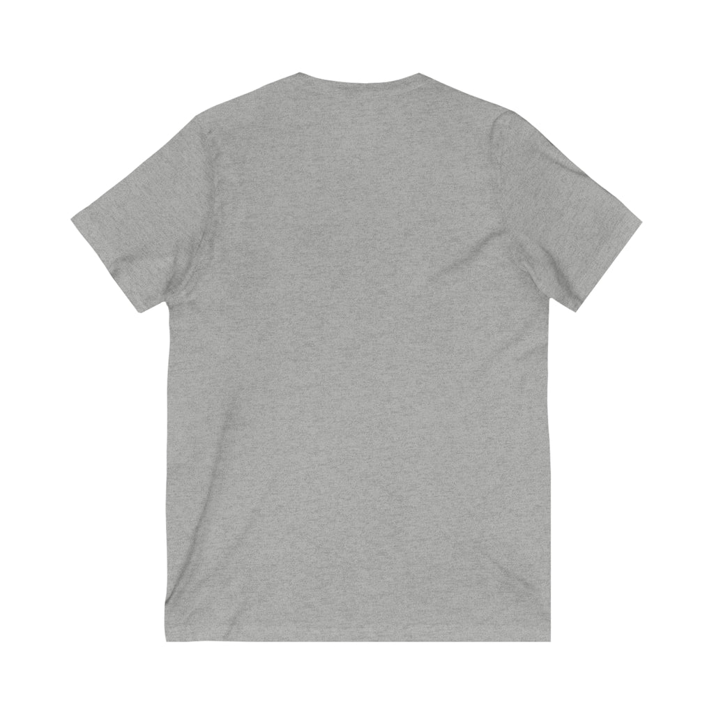 Unisex Jersey Short Sleeve V-Neck Tee...I'm In Love With Love...Gre