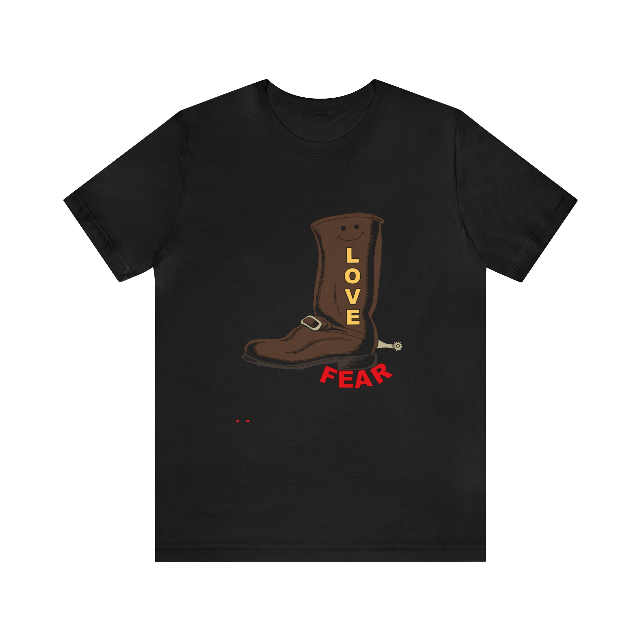 Unisex Jersey Short Sleeve Tee. Love Over Fear