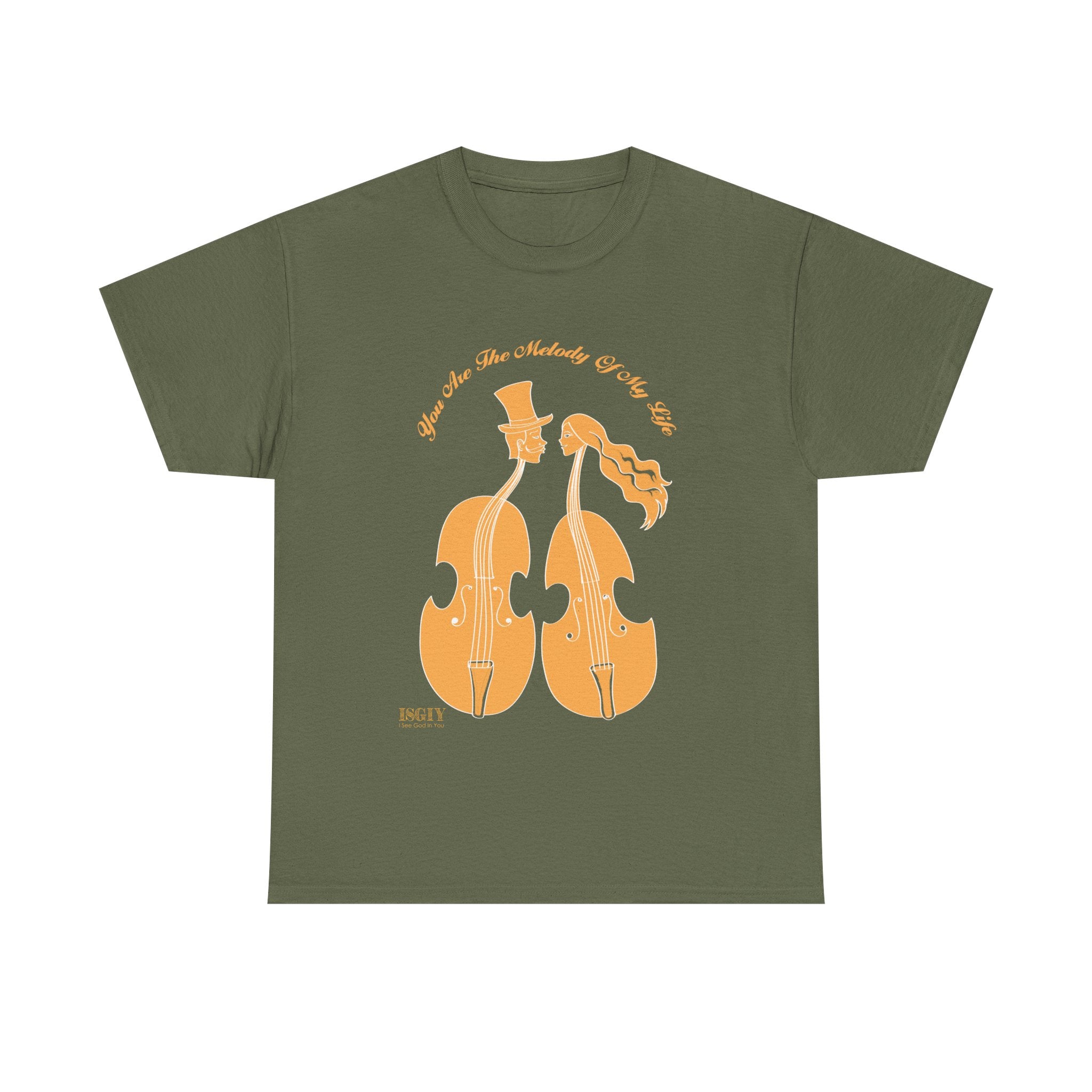 Unisex Heavy Cotton Tee...You Are The Melody Yel