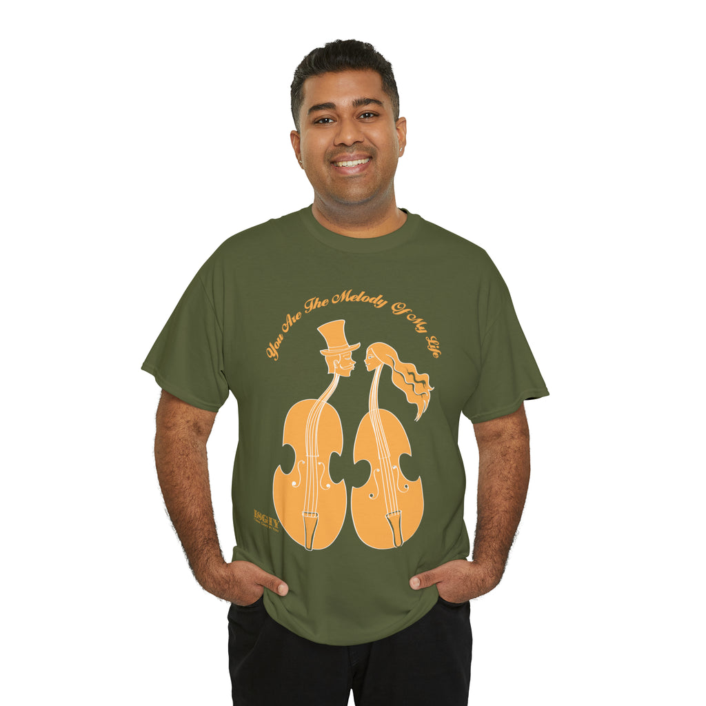 Copy of Unisex Heavy Cotton Tee...You Are The Melody Yel