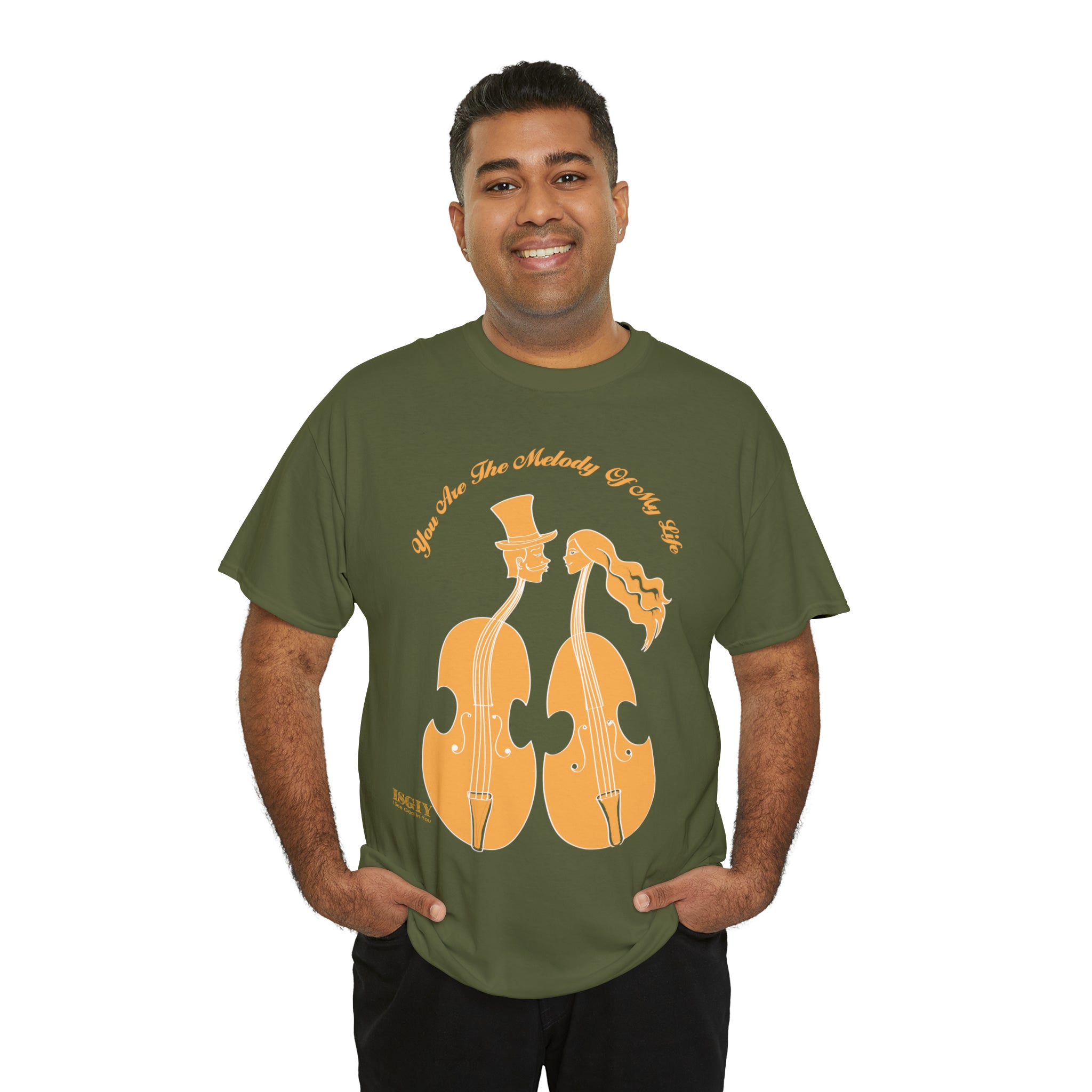 Copy of Unisex Heavy Cotton Tee...You Are The Melody Yel